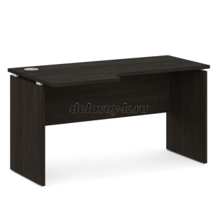 Стол письменный эргономичный с заглушкой кабель-канала V-34 левый рис1