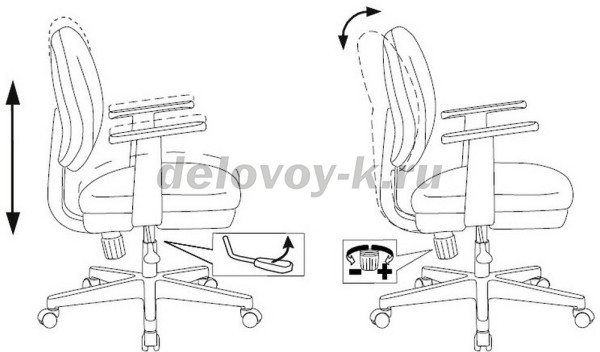 Кресло Бюрократ CH-W356AXSN рис3