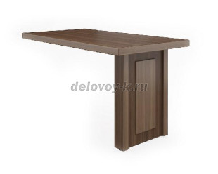 МЛ-1.14  Брифинг-приставка к столу руководителя Милан люкс 1400*750*760мм рис1