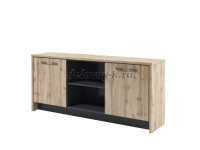 Тумба с нишей и 2 дверьми.  Под заказ. Полки могут устанавливаться на разную высоту.Петли на дверях рис1