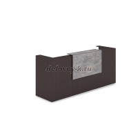 1КР-ДС.201 Комплект Ресепшн с фартуком ЛДСП 2654-761-1161 без подсветки_Венге_Basalt_1 рис2