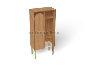 Шкаф 2-секционный на металлокаркасе (ШР-004-2) рис1