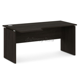 Стол письменный эргономичный с заглушкой кабель-канала V-46 правый рис1