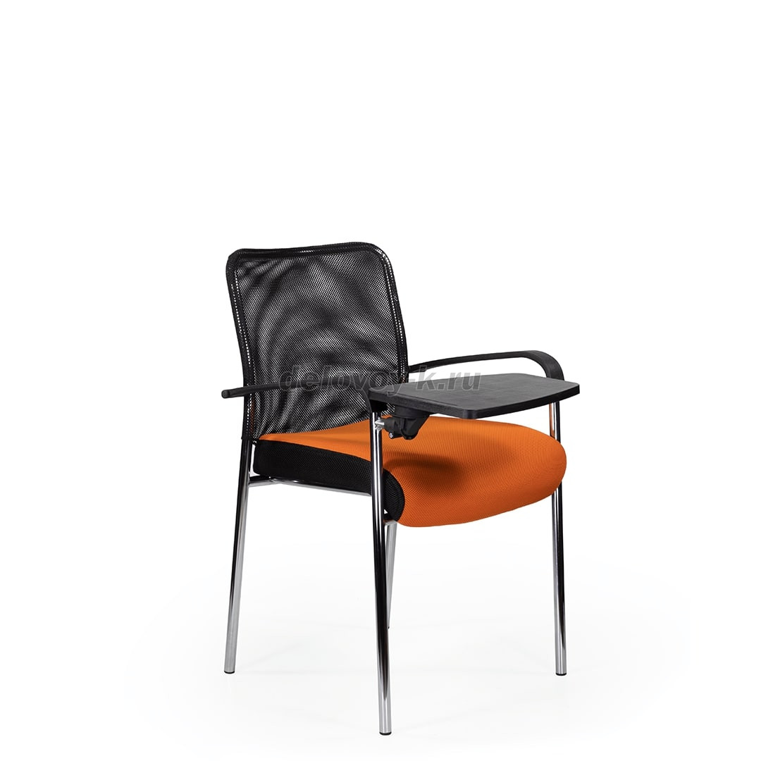 Стул Афродита Люкс со столиком каркас хром, сетка/ткань TW/D,E фото