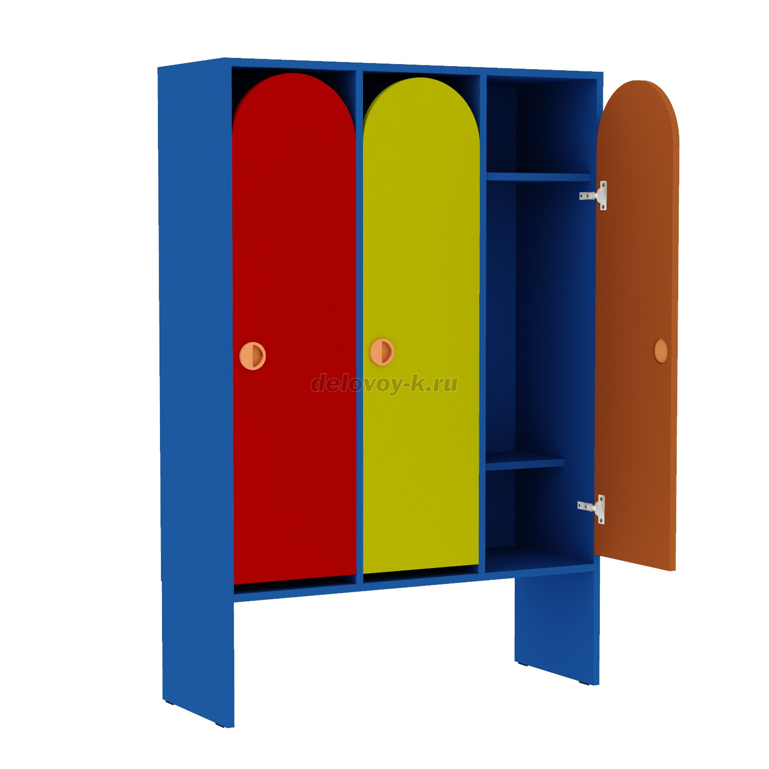 Шкаф для одежды трехсекционный ШДО-03 900*320*1320 фото