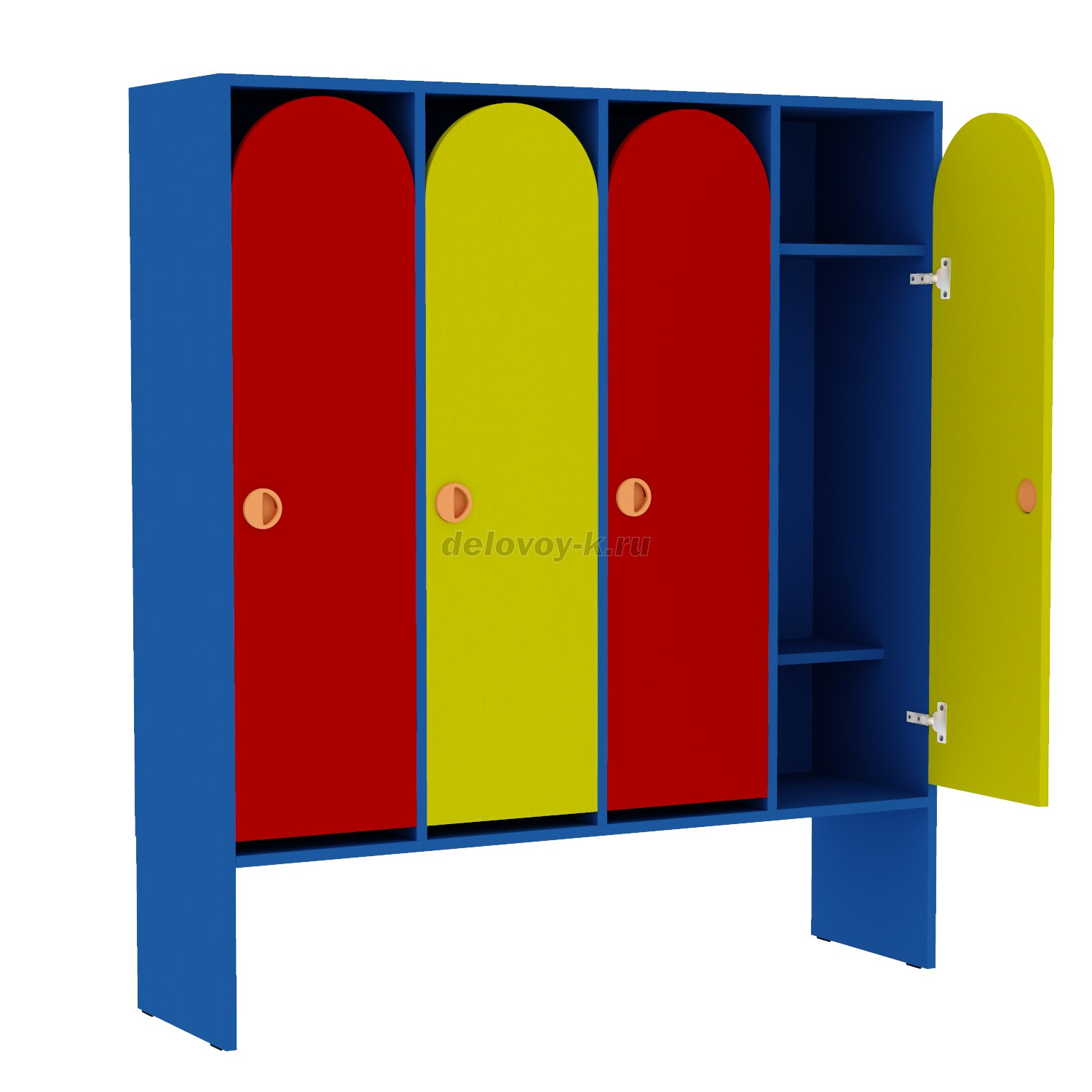 Шкаф для одежды четырехсекионный ШДО-04 1190*320*1320 фото