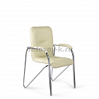 Стул Самба каркас хром, мягкие подлокотники, экокожа/кожзам рис2