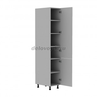 Шкаф кухонный с двумя одинарными распашными дверями 400*600*2140 рис2