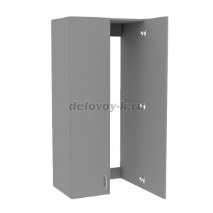 Пенал под встроенный котел с двумя распашными дверями 700*450*1280 рис2