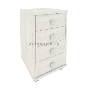 Тумба подкатная 4 ящика фолдинг, с замком 420*450*714  Л.ТМ-4F рис1