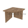 Угловой модуль переговорного стола левый (левый / правый - отличаются направлением текстуры на столе