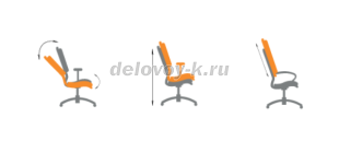 Кресло для персонала CHAIRMAN 9801 BLACK рис5