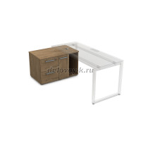 9Т.010 Тумба с двумя ящиками и дверкой (1000-600-620)  рис2