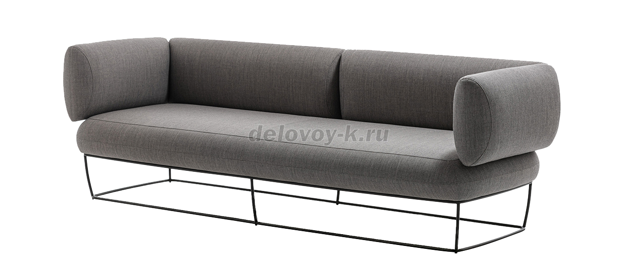 Диван 3-местный с подлокотниками Деми А-17/12  2190*780*730 фото