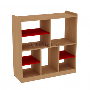 Стеллаж, модуль 2 СТ-008 900*320*900 рис2