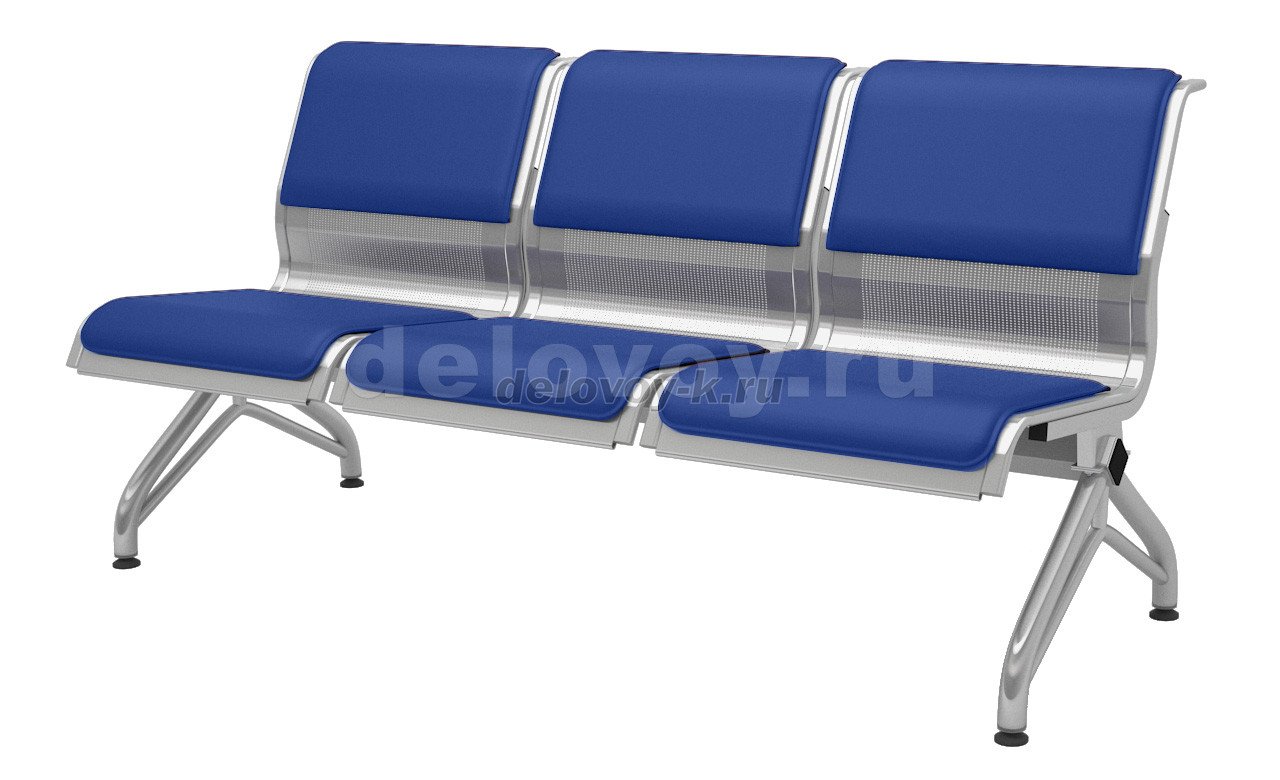 Секция разборная Вояж БП 3-местная без подлокотников фото