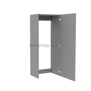 Пенал под встроенный котел с одной распашной дверью 600*450*1280 рис2