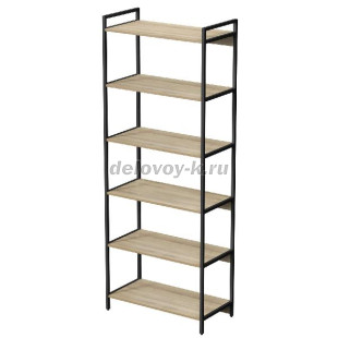 10СВ.6.800 Стеллаж высокий 6 полок, широкий (800*400*2080) рис1