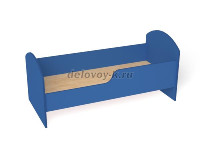 Кровать ясельная с бортиком (каркас бук, 1400*600) рис1