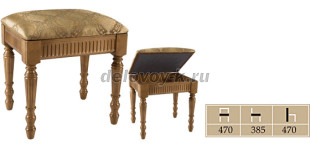 Банкетка Б-7/1 с ящиком эмаль рис1