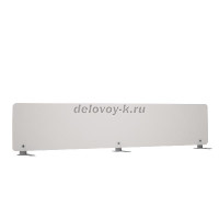 6БР.010.3 Барьер оргстекло (1100*4*300)|молочный/алюминий матовый рис1