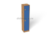 Шкаф 1-секционный с антресолью на цоколе рис1