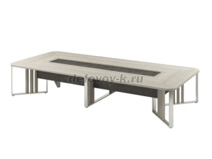 Z-211 Центральная вставка стола переговорного без блока розеток рис2