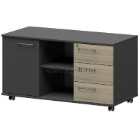 Креденция правая KZT-62R Кронберг-Графит   _1000 рис1