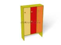 Шкаф 3-х секционный с антресолью, 900*320*1500 (разноцветный (ая), Вариант 10) рис1