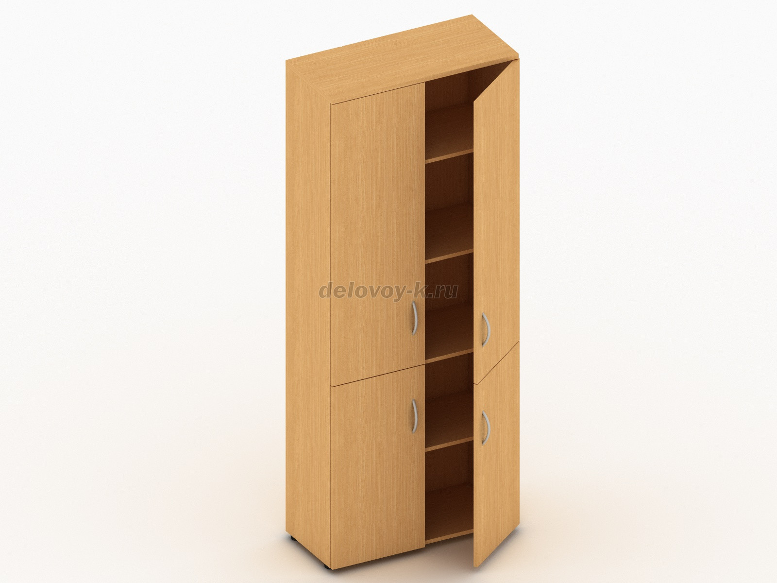 Шкаф для документов закрытый 4-дверный 800х370х2030 ПР-43/28-2/27-2 фото