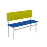 Скамья на металлокаркасе СМ рис1