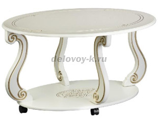 Стол журнальный Овация (М) на колесах рис1