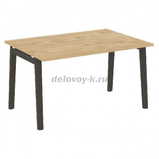 Стол переговорный (1 столешница), опоры - массив дерева 1380*980*750  OW.PRG-1.3 рис1