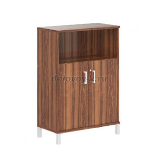 B 420.3(RZ) Шкаф средний с замком в глухих малых дверях 900х450x1286 рис1