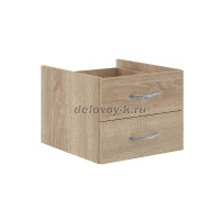 Тумба подвесная с 2 ящиками 403х446х323 рис1