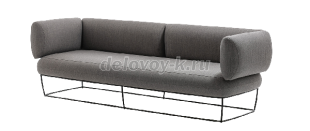 Диван 3-местный с подлокотниками Деми А-17/12  2190*780*730 рис1