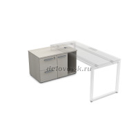 9Т.010 Тумба с двумя ящиками и дверкой (1000-600-620) ivory рис3