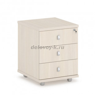 Тумба подкатная с замком на первый ящик V-92 рис1