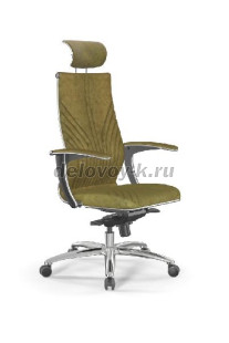 Кресло руководителя METTA Samurai Велюр B2-13U мультиблок со слайдером рис1