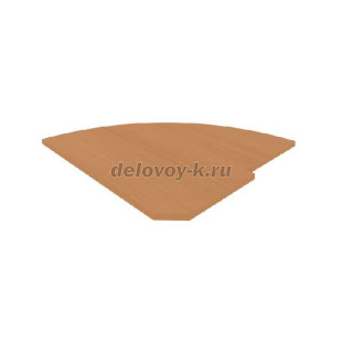 Полка для стойки угловой (завершающий элемент) 815*815*22  А.РС-5.2 рис1