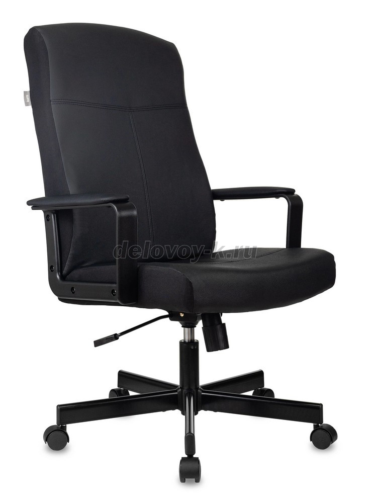 Кресло руководителя Бюрократ DOMINUS экокожа, крестовина металл фото