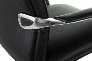 Кресло руководителя Бюрократ _VEGA кожа крестовина алюминий рис4