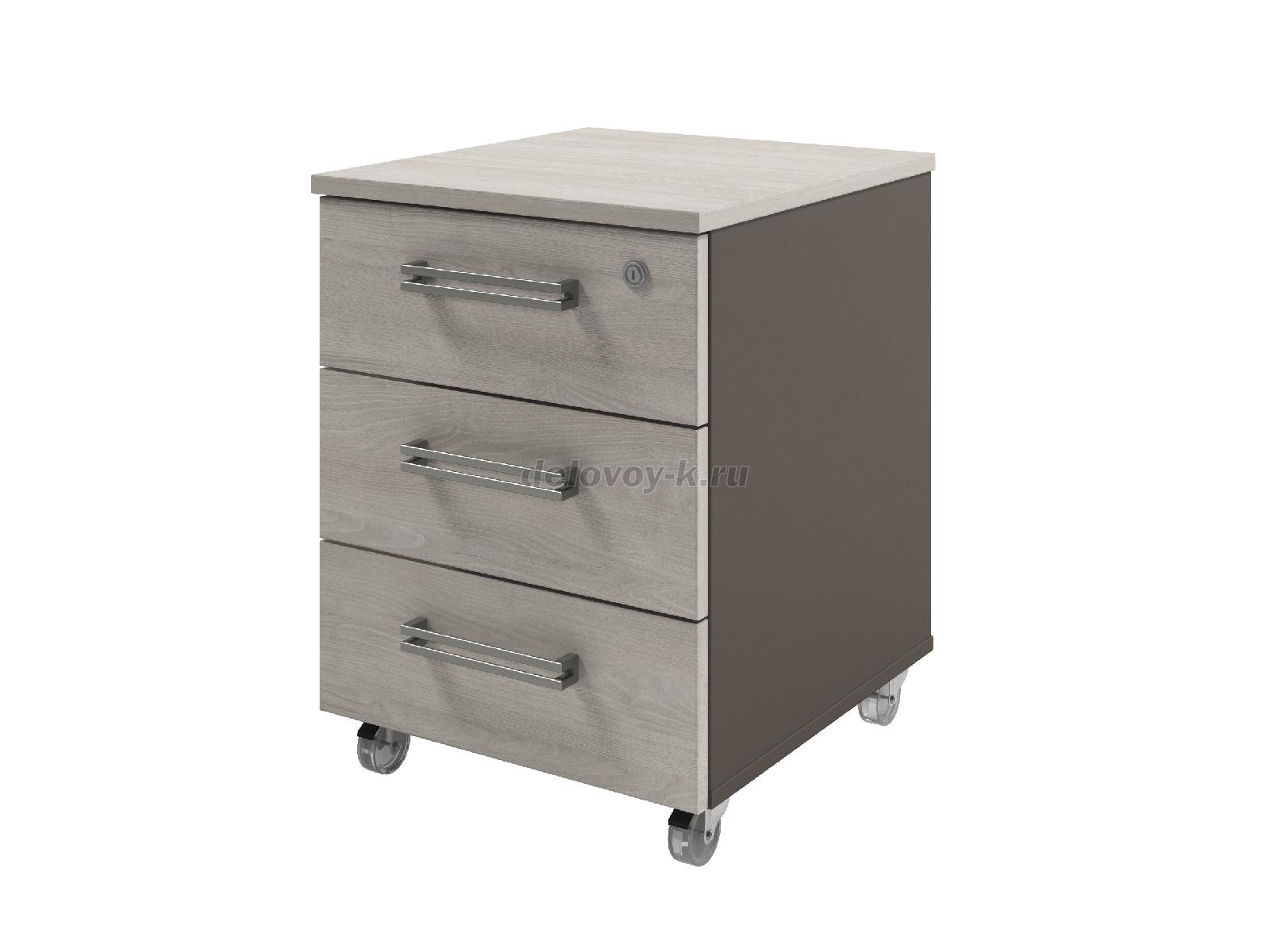 D-91 Тумба подкатная, 3 ящика. фото