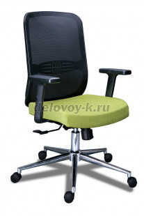 Кресло ТАЙМ 709 ПАУК ХРОМ топган люкс с синхроплатой рис2