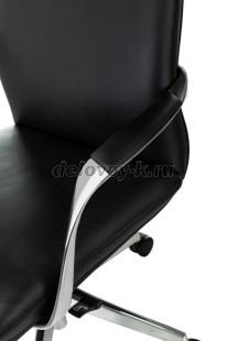 Кресло руководителя Бюрократ _VEGA кожа крестовина алюминий рис3
