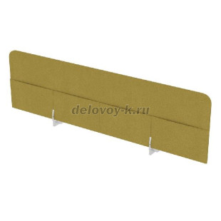 010.БТДК.124 Барьер мягкий фронтальный для сдвоенного бенч с карманами 2-сторонний (1200*27*400) рис1