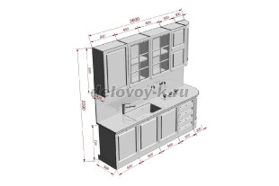 Кухонный гарнитур КАССАНДРА рис4