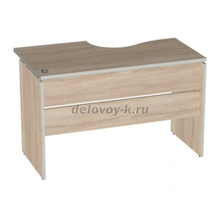 Стол эргономичный левый V-1.3L кабель-канал с заглушкой 1200/550х700/550х750 рис1