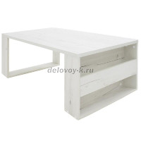 Стол журнальный BeautyStyle 25 дуб крафт белый без стекла 1000 рис1