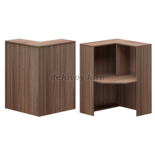 Стойка угловая правая А-556  900*900*1220мм (Ясень шимо темный) рис1